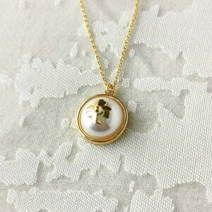 Kate Spade Pearls On Pearls Gold Necklace White